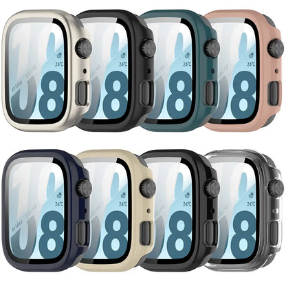 PC + Tempered Glass Case for Honor Watch X5i Smart Watch Strap Protective Cover Bumper For Honor Watch X5i Screen Protector
