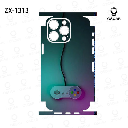 OscarSkinZ Wrap For iPhone 17 16 Pro Max Sticker 15 14 Plus Back Film 13 12 Mini Protective Decal Side Frame Back Protector