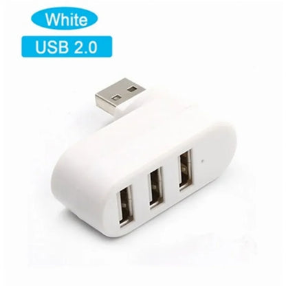Grwibeou Mini 3 Ports USB 3.0 HUB Extender Splitter USB Hub 3.0 2.0 Adapter High Speed For PC Laptop Mac Computer Accessories
