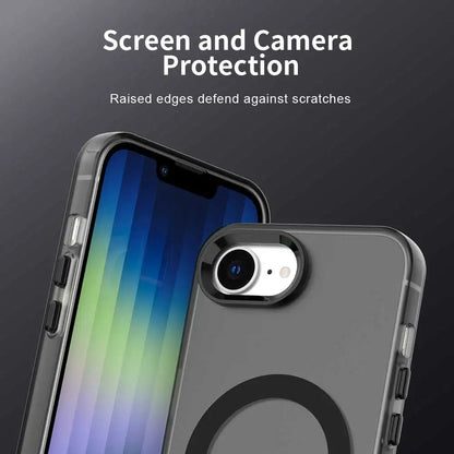 Magnetic Wireless Charging Case For Apple iPhone 17e 16e 16 Pro Max 15 14 Plus Cover Candy Colors Transparent Back Shell Coque