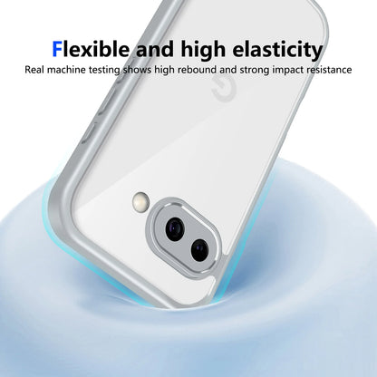 For Google Pixel 9A Case Air Cushion Shockproof Silicone Bumper Clear Matte Back Cover Hard Phone Case for Google Pixel 9A G3Y12