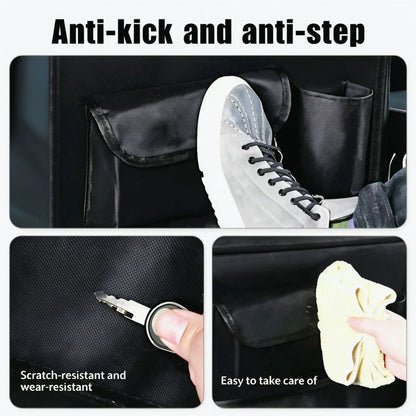 Car Backseat Folding Table Tray Multifunctional Hanging Storage Bag Seat Back Organizer Portable Travel Essential