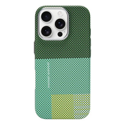 Carbon Fiber Fibre Relief Magnetic Case For iPhone 16 15 14 Pro Max 17 Magnetic Wireless Charging Alloy Lens Shockproof Cover