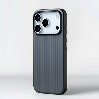Fashion Plating 3D Luggage Stripes for Magsafe Phone Case for IPhone 17 16 15 14 Pro Max Shockproof Wireless Charge Matte Cover