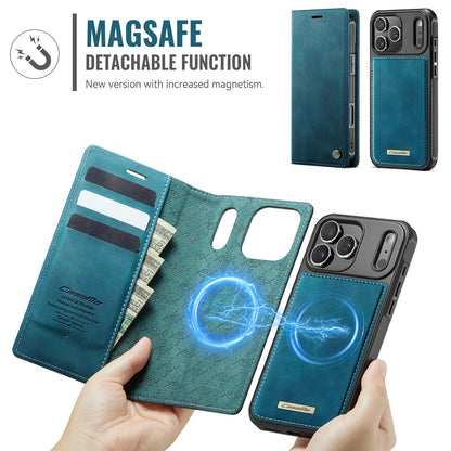 High Quality 2-in-1 Detachable Wallet Leather Magsafe Case For iPhone 17 Air 16 15 14 Plus 13 12 11 Pro Max Luxury Magnetic Flip
