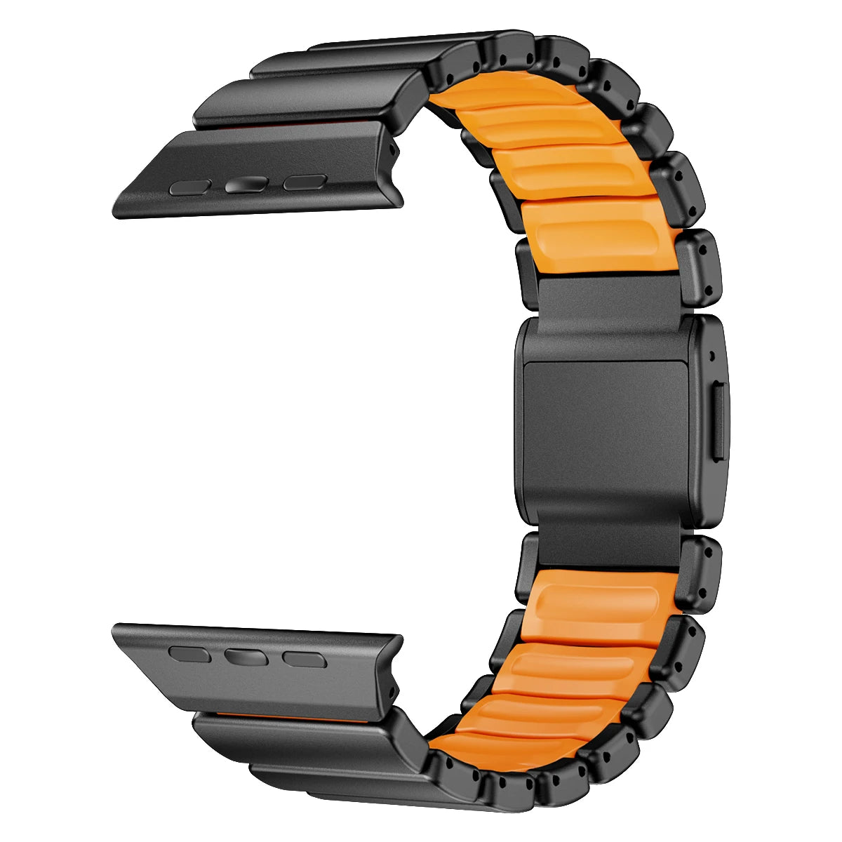 Stainless Steel+Silicone Magnetic Strap for Apple Watch Ultra 3/2 49mm Series 11 10 46mm Band for Iwatch 9 8 7 6 SE 5 45mm 44mm
