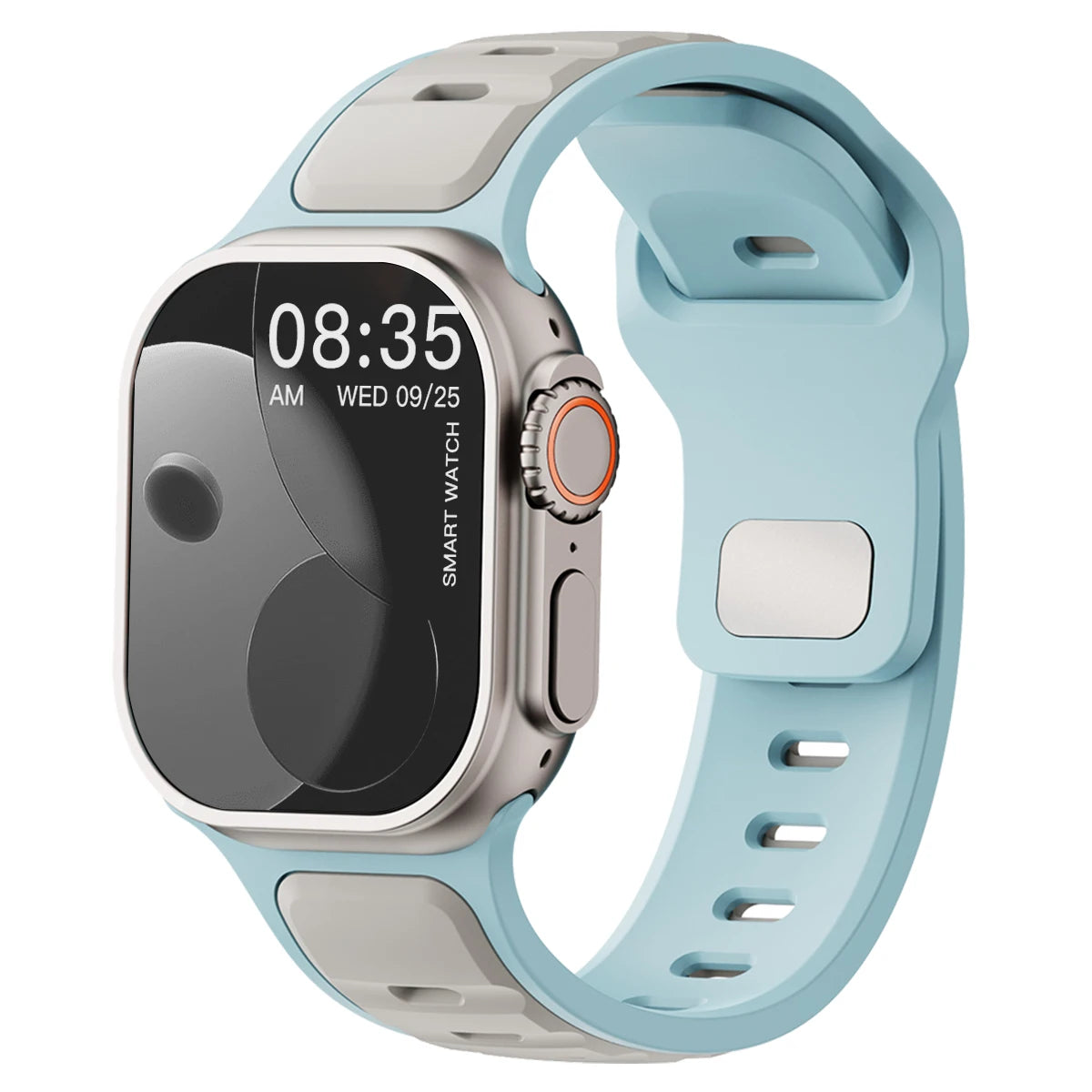 For Iwatch Series 11 10 9 8 7 6 5 4 SE3 Ultra 3/2 Silicone Strap Sports Band for Apple Watch 49mm 46mm 45mm 44mm 42mm 41mm 40mm