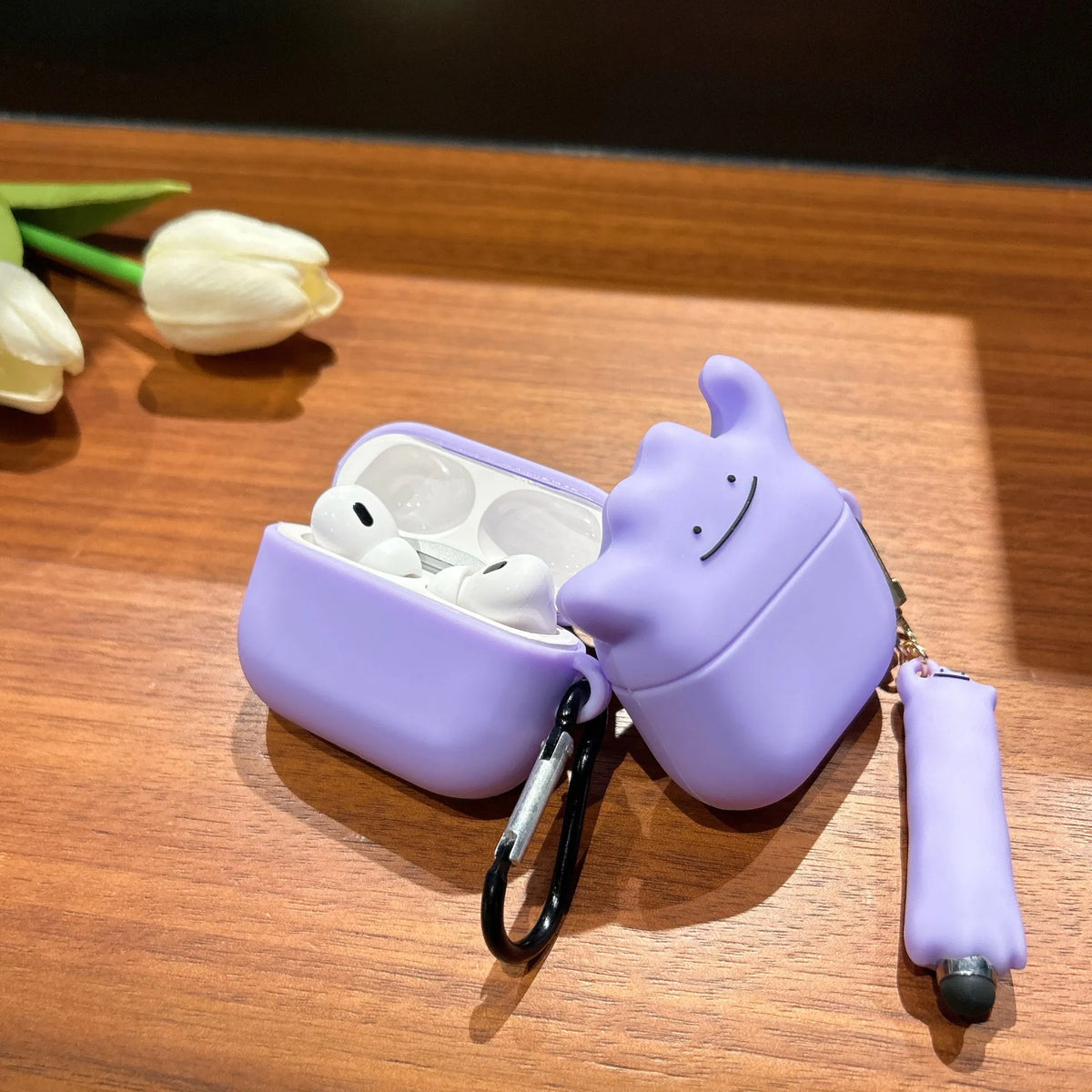 For Airpods 1 2 3 4 Pro Pro 2 Pro 3 Silicone Earphone Case Cute Ditto Accessories Cover
