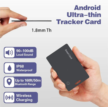 Wallet Finder For Android, Wallet Tracker Card Google App, Wireless Rechargeable Item Locator, Ip68 Smartcard Tracker Tag