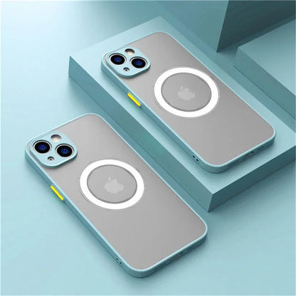 For Magsafe Magnetic Cover For iPhone 14 13 16 15 Pro Max Mini XS XR 14 Plus Shockproof Charging Case on iphone 14 Pro Max Cases