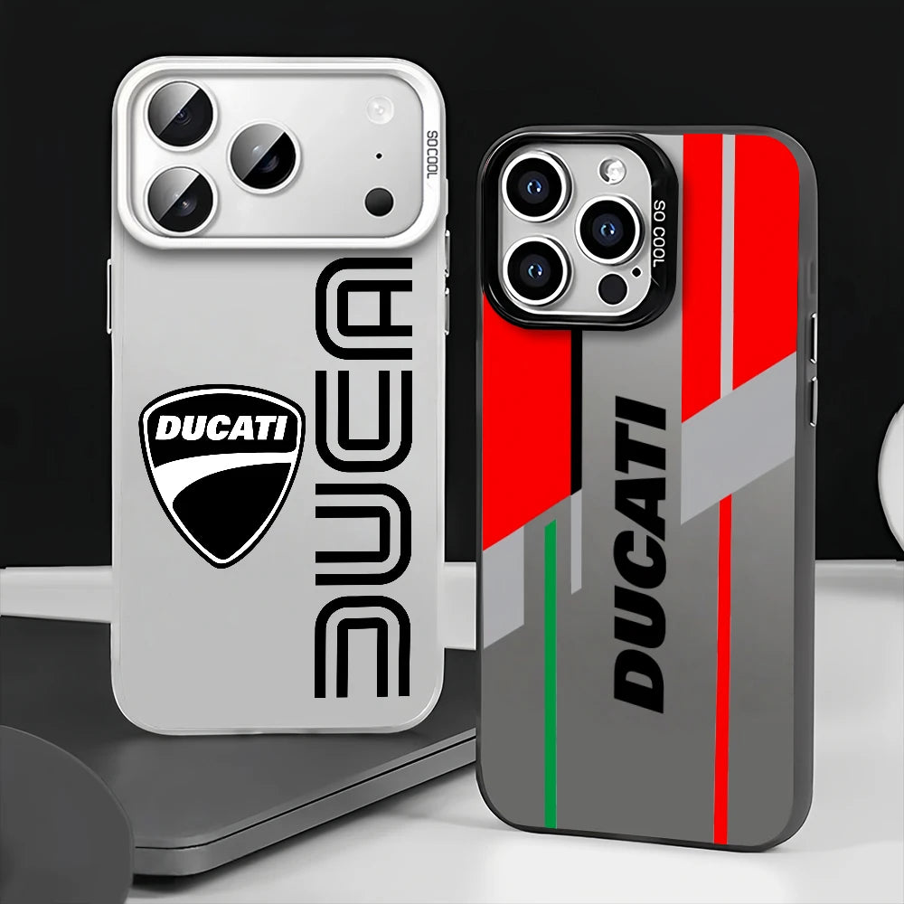 Fashion Racing For Samsung Galaxy S23 S24 S25 5G S26 Ultra Plus Fe Laser Cover D-DucatiS-S Cool IMD Case
