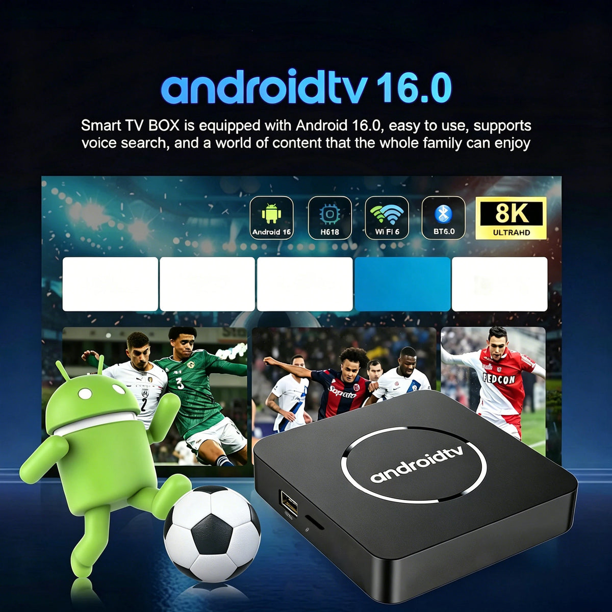 Android TV Box Q10 Android 16 Dual Wifi 2.4G&5G Google Voice Ram 4GB 8GB Rom 64GB 128GB Media player 3D 8K Video 4K Set Top Box
