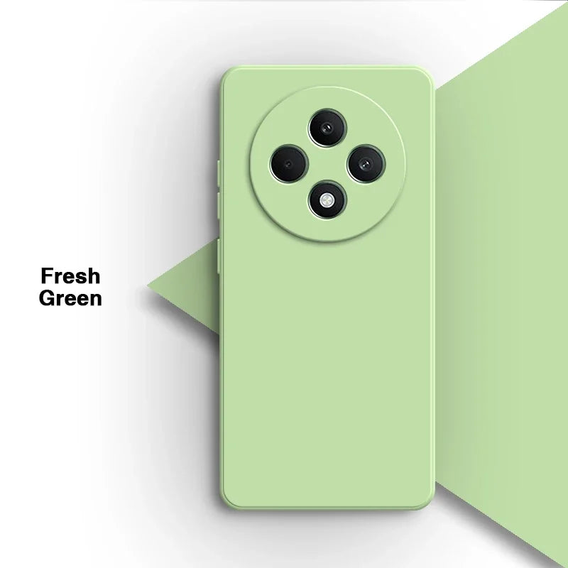 Phone Case for OPPO Reno 12 12F 12FS Reno12 Pro F FS 5G Global Shell Candy Liquid Silicone Soft High Qualtiy Original Back Cover