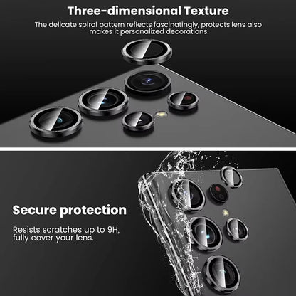 Metal Tempered Glass HD Camera Lens Protector For Samsung Galaxy S24 S23 Plus Ultra FE Transparent Anti Scratch Protective Film
