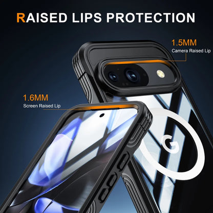 For Magsafe Magnetic Wireless Charging 360°Full Protection Armored Shockproof Phone Case For Google Pixel 10 Pro 8 9A 9 Pro XL
