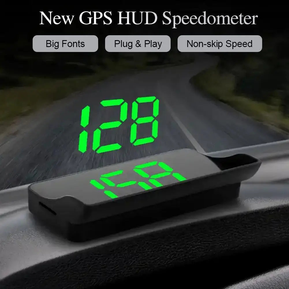 M2 Head Up Display Car Universal Speedometer KMH HUD USB Cable Plug & Play GPS & Beidou Dual Satellite System