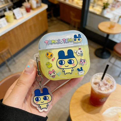 Retro Virtual Pet TPU Earphone Case Accessories Cover For Airpods 1 2 3 4 Pro Pro 2 Pro 3
