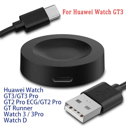 For Huawei Watch GT5Pro/GT5/GT4/GT3Pro/GT3/Watch4/4 Pro/Watch3 USB Charger Smart Watch Fast Charger Cable Replacement Charger