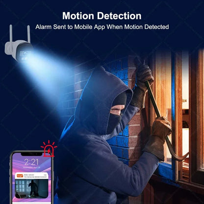 Tuya 5MP Bullet Camera Outdoor 5G Wifi Security Protection Support Onvif Auto Tracking Two Way Audio CCTV Wireless Surveillance