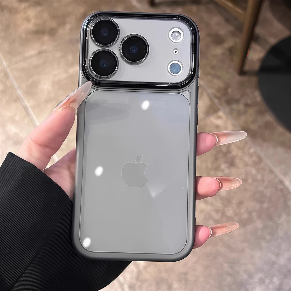 Camera Protection Transparent Phone Case For iPhone 17 Pro Max Air 16 15 14 Plus 13 12 Mini 11 Clear Shockproof Silicone Cover
