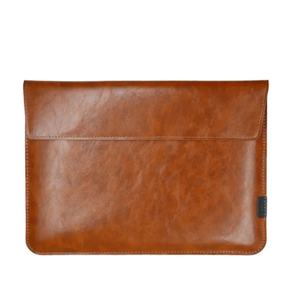 Simple Design 13/14/15/16 Inch Laptop Sleeve Case for M1 MacBook Air 13.6 Pro 14 16 PU Leather Laptop Pouch For HP Dell Huawei