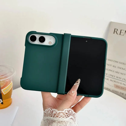Candy Colorl Hard Shell PC Hinge Protection Shockproof Phone Case For iPhone Duo 2026 Bumper Protective Front and Back Cover