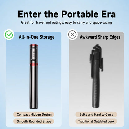 Selfie Stick Wireless Tripod Stand Bluetooth Remote Extendable Tripod for iPhone Mobile Phone Live Streaming