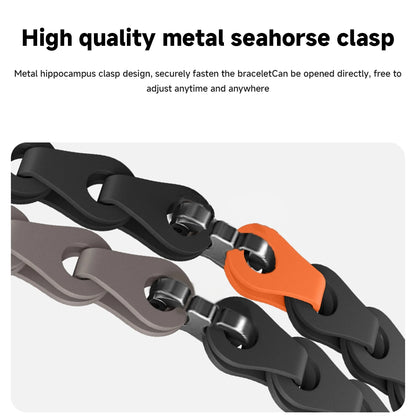 22mm 20mm Chain Strap for Samsung Galaxy Watch 7 6 5 4 6Classic Silicone Band for Huawei GT4 3Pro for Amazfit GTR 4/GTS Bracelet