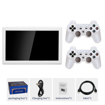 Coopreme XP18 TV Game Console HD Output 7'' Screen Retro Portable Video Console Wireless Controller Supports Simulator 4000mAh