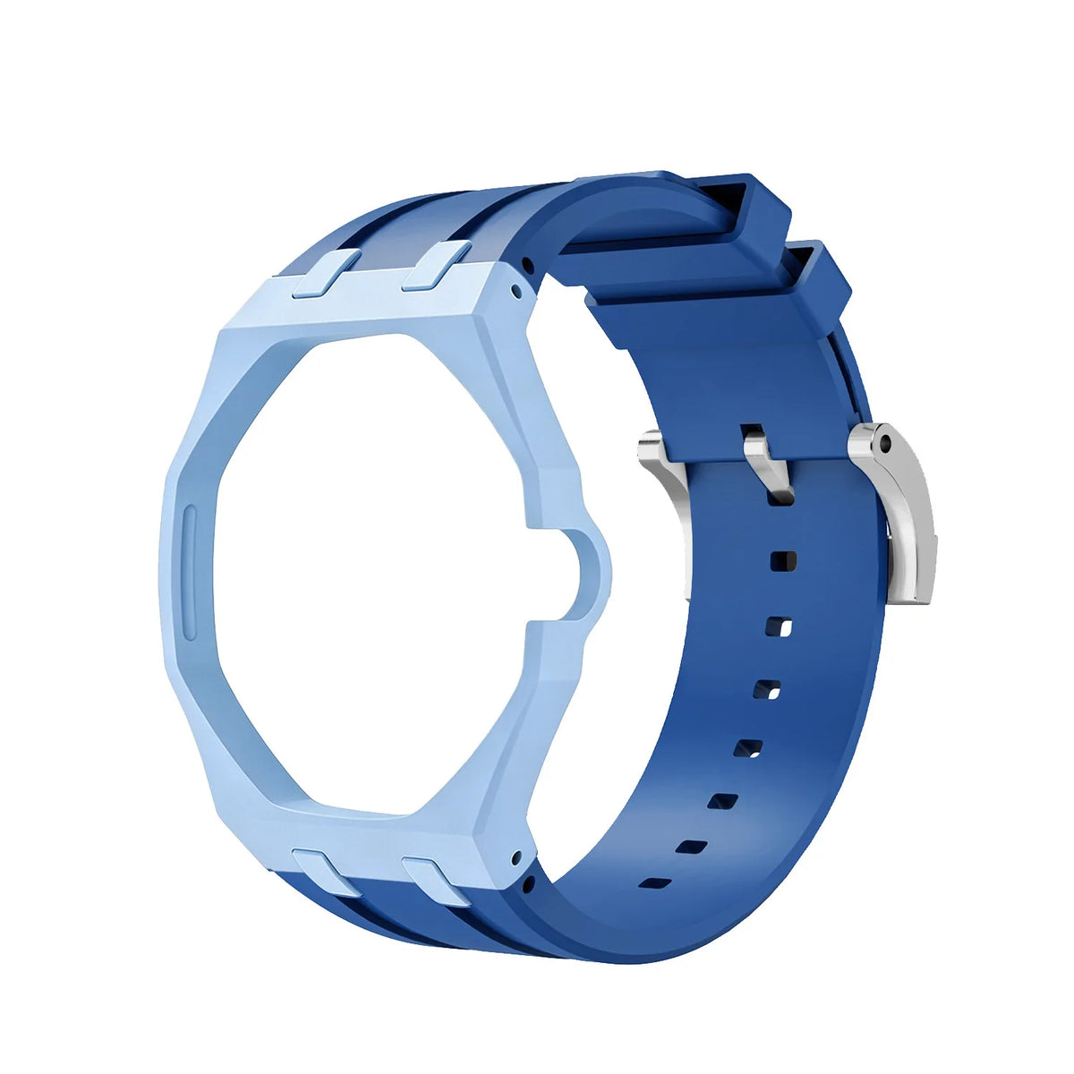 Bioceramics Watch Case+Silicone Band Modification Kit Strap Case Changer To Wristwatch Accessories For Royal Pop