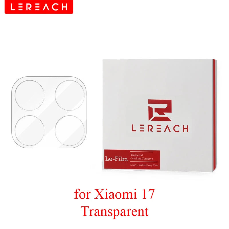 Lereach for Xiaomi 17 Tempered Glass Camera Lens Protector Scratch Resistant High Transparency Camera Protector