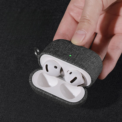 cloth grain Case For AirpPods Pro 2 Case for Airpods 4 3 AirPods 1/2 cover  Bluetooth Earphone Accessories Protect Machine ﻿