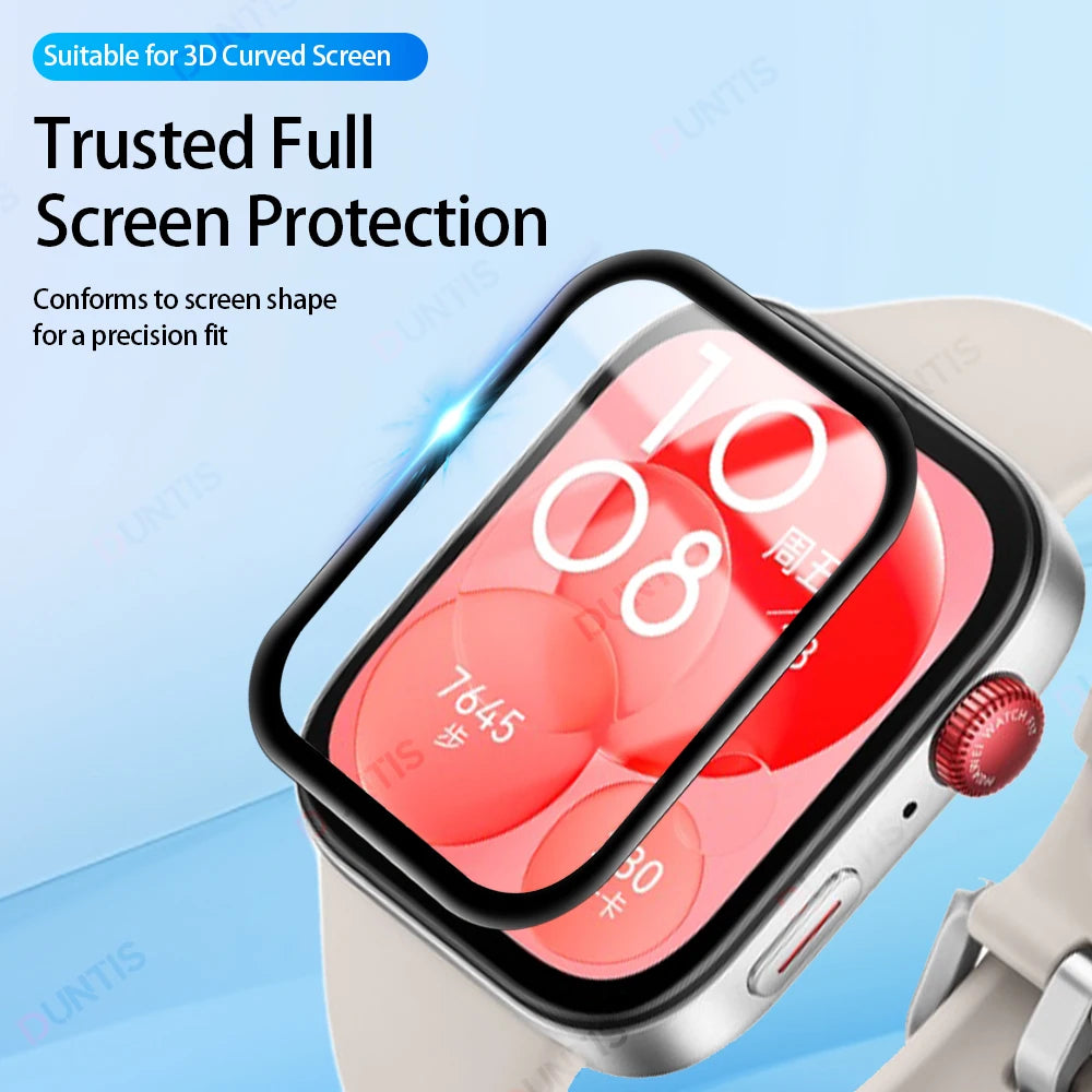 Screen Protector for Huawei Watch Fit 3/4/5/5 Pro 3D Curved Screen Protector Huawei Watch Ultra-HD Full Coverage Protective Film