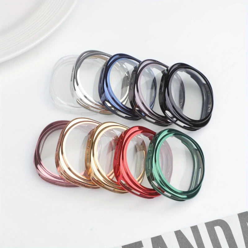 Soft TPU Case+Film For Samsung Galaxy Watch 8 44mm 40mm Accessories Screen protector All-Around cover on Samsung Watch 8 40mm