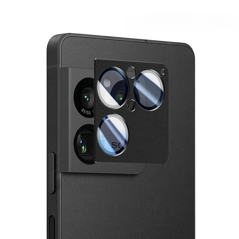 For Sony Xperia 1 VIII 8th Metal Camera Bezel Protector For Sony Xperia1-VIII Camshield Armor Lens Glass Film Cover Sticker