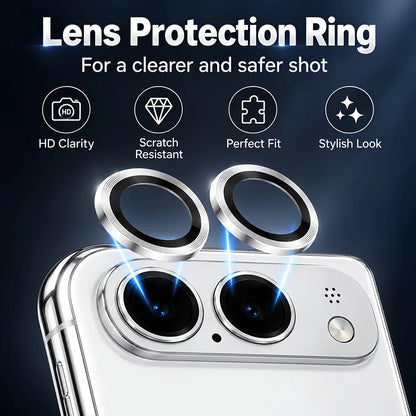 For iPhone Duo Lens Camera Protector iPhone 18 Pro Max 17 16 15 14 13 12 11 Pro Max 13 12 Mini 16 15 14 Plus HD Clear Lens Glass
