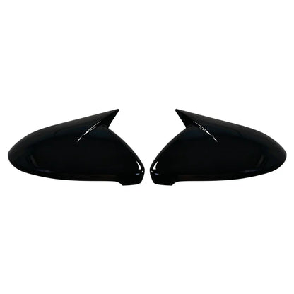 2x Carbon Look Side Wing Mirror Cover For VW For VW Golf 7 MK7 MK7.5 GTI R GTE GTD 2014-2019 Side Rear View Mirror Cap Cover