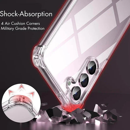 Hybrid Shockproof Case For Samsung Galaxy S26 S25 FE S24 S23 S21 S22 Plus Ultra Clear Hard Case For Samsung A57 A37 A56 A36 A54