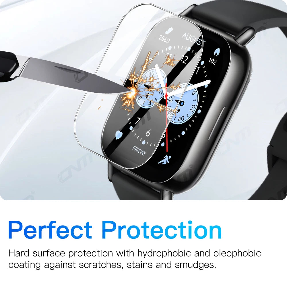 9H Premium Tempered Glass for Xiaomi Redmi Watch 5 4 Lite / Active Smart Watch Clear HD Glass Screen Protector Film Accessories