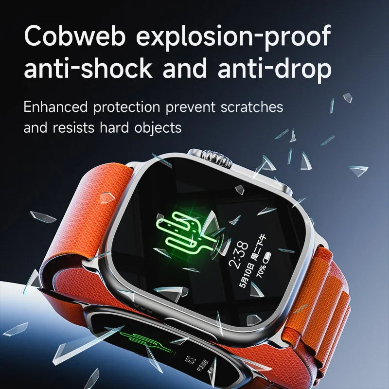1-5Pcs High Definition 9H Tempered Glass Smartwatch Screen Protector for Apple Watch Ultra 2 49mm