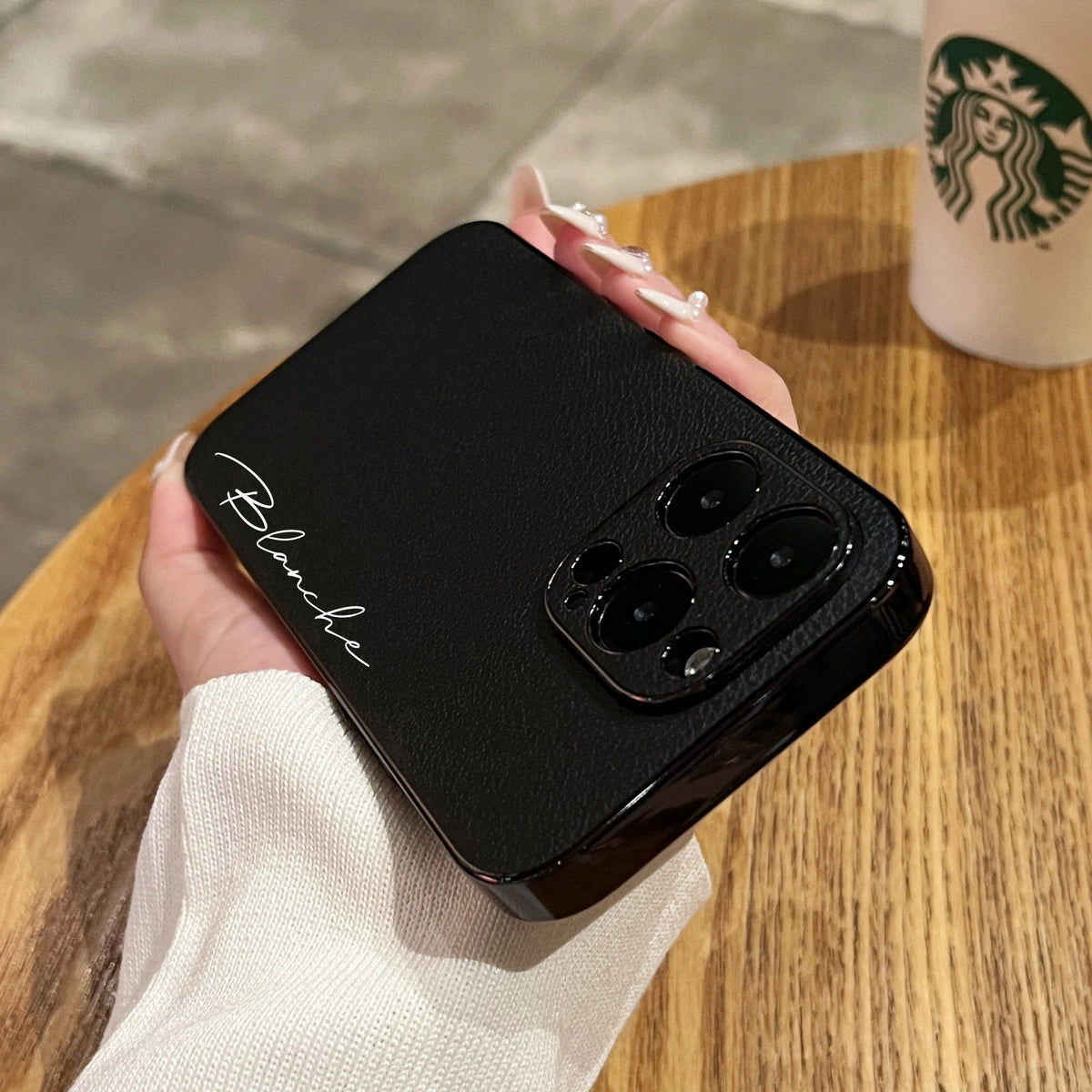 Luxury Plating Leather Personalized Name Case For iPhone 11 12 13 14 15 16 Pro Max Customized DIY Shockproof Cover 15 14 Pro Max