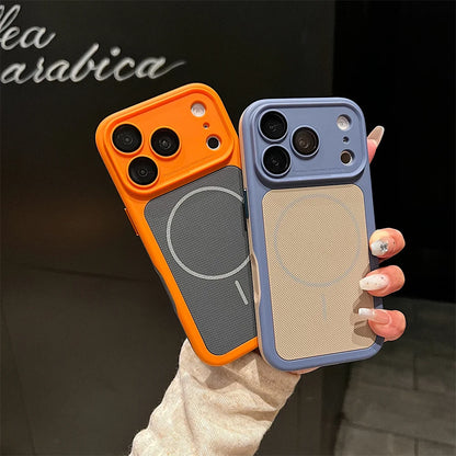 For iPhone 17 16 15 14 13 12 Pro Max Case Luxury Tough Cover For iPhone 16 15 14 Plus Magsafe Magnetic Phone Case