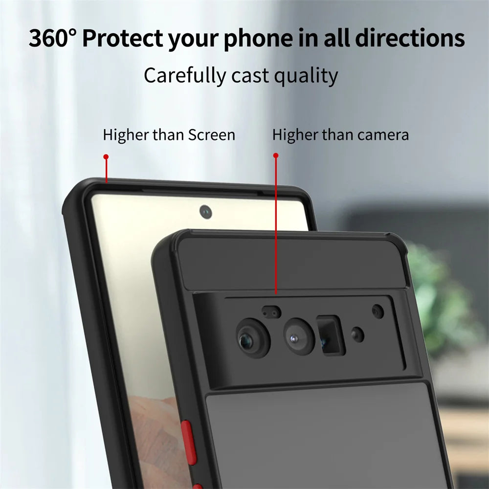 For Pixel6 Pixel 7 Pixel 8A Armor Shockproof case For Google Pixel 6 7 8 9 Pro Magnetic Holder Stand Ring Phone Cases Back Cover