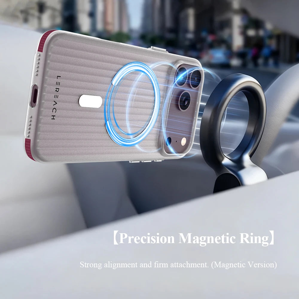 Lereach for iPhone 18 Pro Max 17 Pro Max 18 Pro 17 Pro Corrugated Matte Phone Case Anti-Slip Slim Fingerprint-Resistant