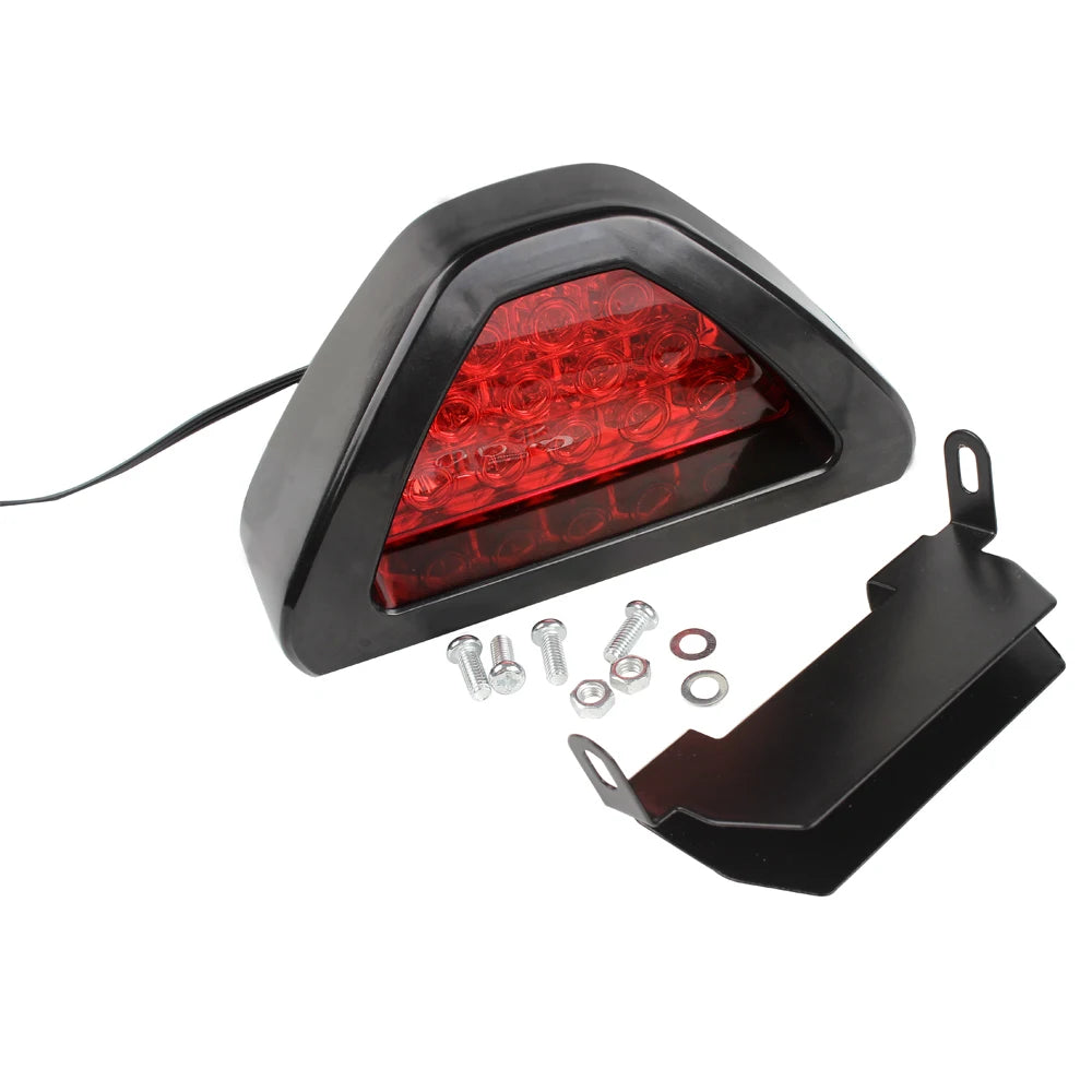 Warning Light Triangle LED Flash Bulbs Tail Light Red Fog Lamp Car Brake Light Universal
