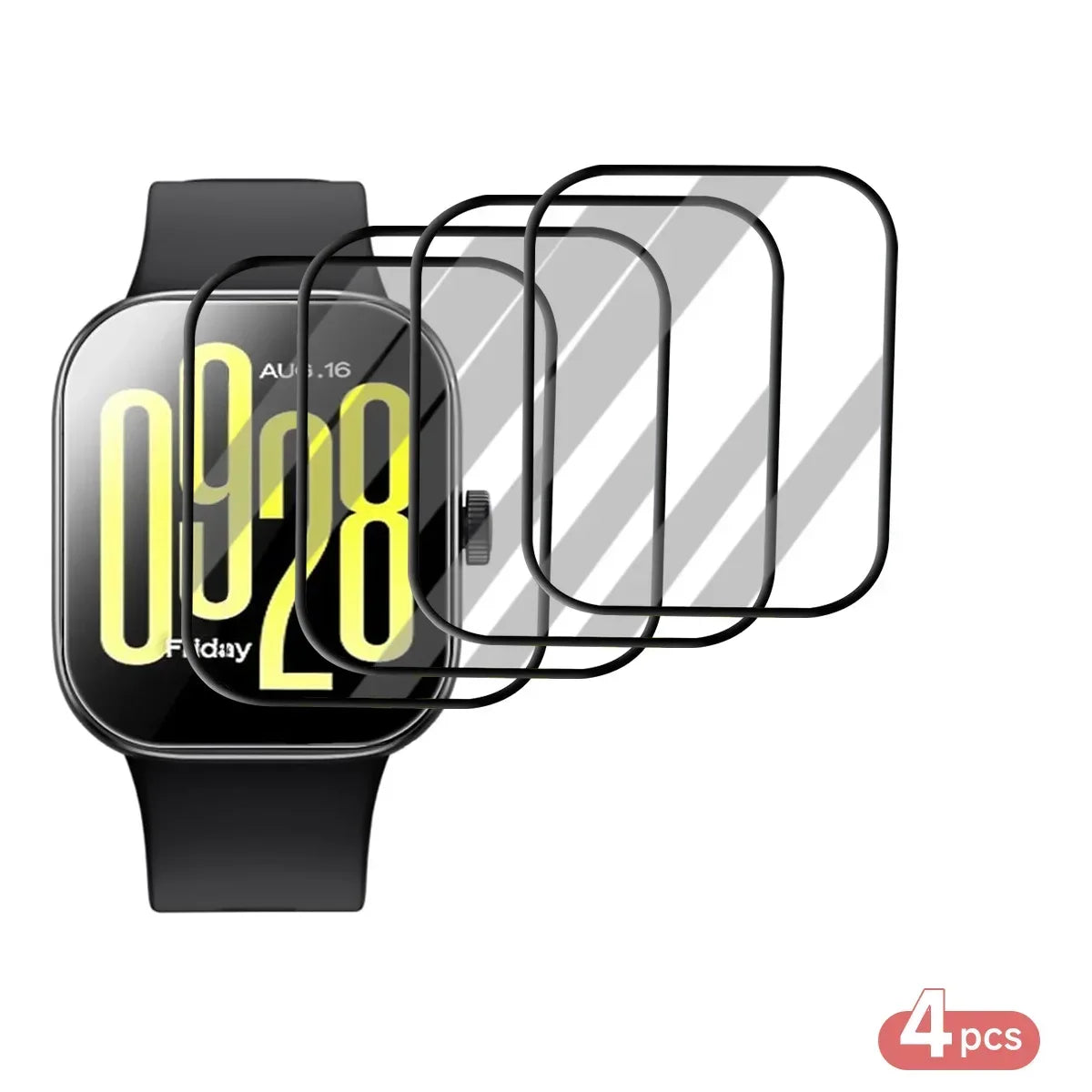Screen Protector for Xiaomi Redmi Watch 5 Curved Screen Protector Redmi Watch 5 Ultra-HD Full Coverage Protective Accessories