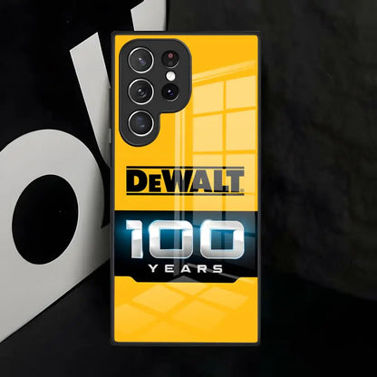 D-Dewalts-s Logo Phone Case For Samsung S26 S25 S24 FE S23 S22 S21 Plus S20 Ultra Note20Ultra Black Glass Cover