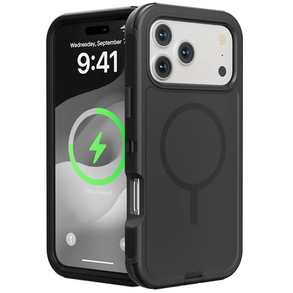 Rugged Armor OTT Defender Box Magnetic Phone Case For iPhone 18 Pro Max 17 Air 16 15 14 13 For Magsafe Shockproof Protect Cover