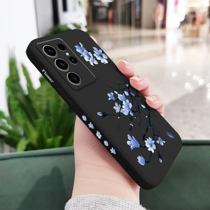 Blooming Orchid Phone Case For Samsung Galaxy S25 S24 S23 S22 S21 S20 S10 Ultra Plus FE Note 20 Ultra 10 Plus Cover