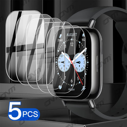 9H Premium Tempered Glass for Xiaomi Redmi Watch 5 4 Lite / Active Smart Watch Clear HD Glass Screen Protector Film Accessories